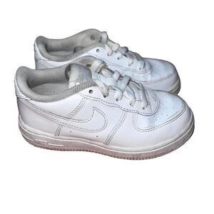 Nike Air Force 1 White Toddler Sneaker Size 9C